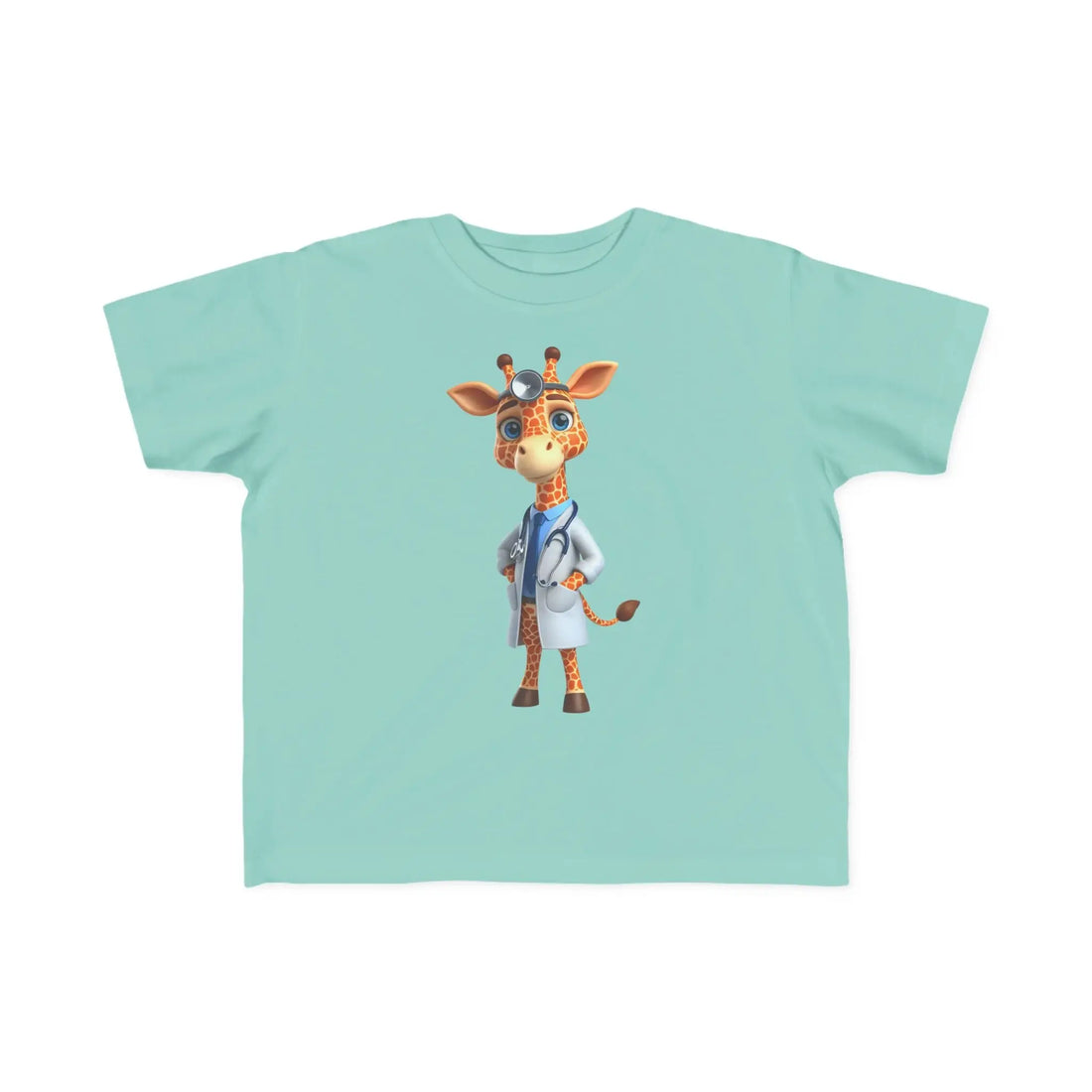 Toddler Doctor Giraffe Tee, Kids Animal T-Shirt, Fun Graphic Tee for Toddlers, Birthday Gift for Kids, Cute Cartoon Shirt