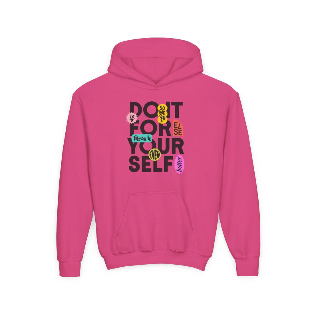 Youth Heavy Blend Hooded Sweatshirt – Cozy & Durable Cotton-Poly Pullover for Kids (Ages 8-14)